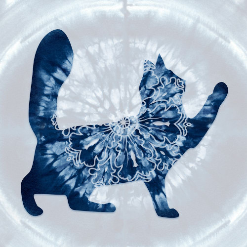 Kitty Mandala Poster Print - Tina Lavoie (12 x 12)