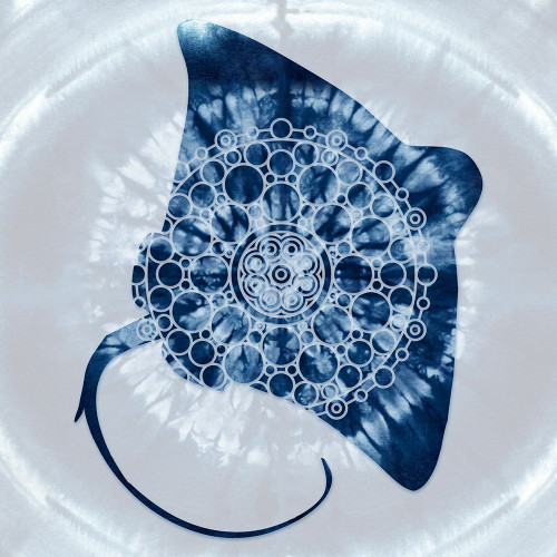 Manta Mandala Poster Print - Tina Lavoie (12 x 12)