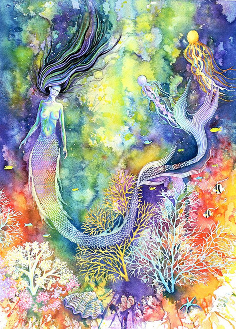 Mermaid Poster Print - Martin Wickstrom (12 x 17)