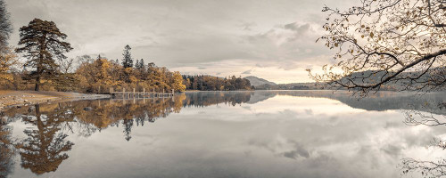 Derwentwater, lake district Poster Print - Assaf Frank (24 x 10)