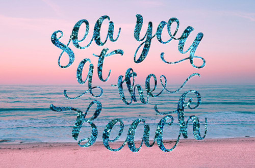 Sea You at the Beach Poster Print - Tina Lavoie (36 x 24)