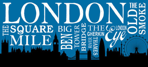 London Sil Poster Print - Cory Steffen (36 x 16)