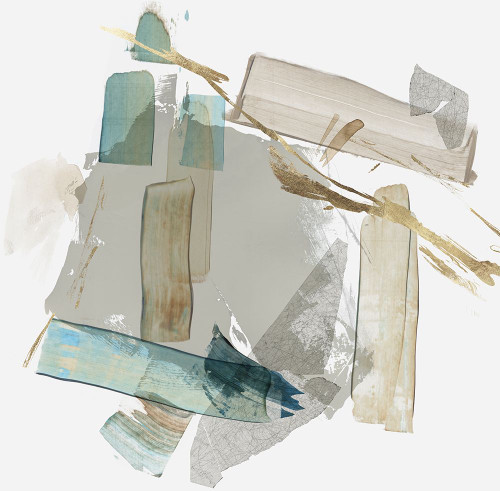 Blue Rectangle Cluster I Poster Print - PI Studio # VARPDXPI679A