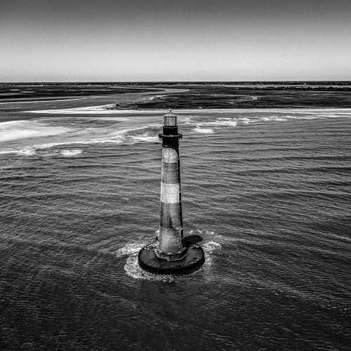 Aerial View of the Morris Island Lighthouse in Charleston-South Carolina Poster Print - Carol Highsmith # VARPDX67800