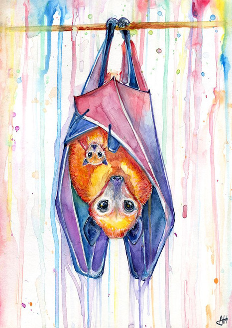 Buncha Bats Poster Print - Marc Allante (24 x 34)