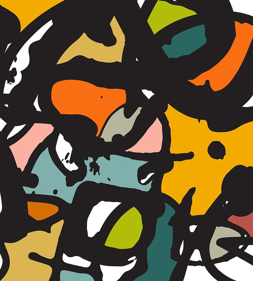 Abstract Graffiti II Poster Print - Irena Orlov (11 x 12)
