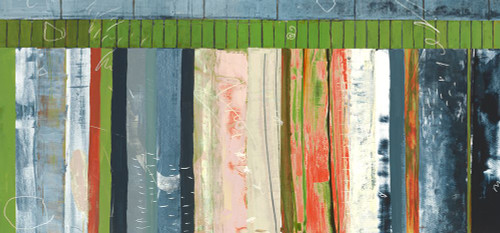 Abstract 3 Poster Print - Akiko Hiromoto (24 x 11)