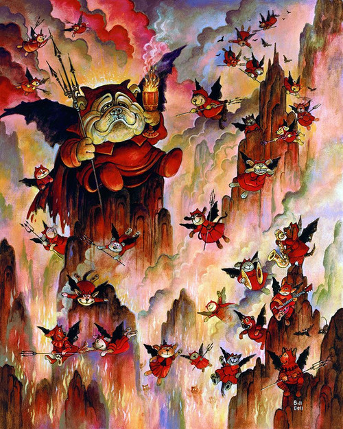 Devil Dogs Poster Print - Bill Bell (12 x 15)
