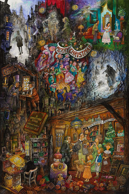 A Christmas Carol Poster Print - Bill Bell (16 x 24)
