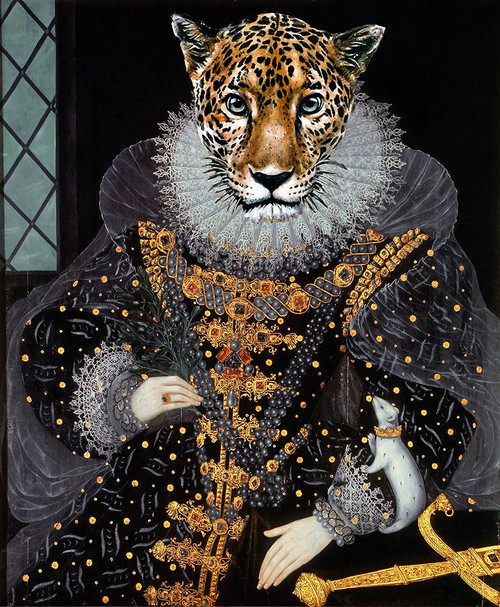 Lady Leopard Poster Print - Irena Orlov (12 x 14)