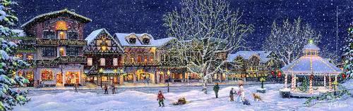 Hometown Holiday Poster Print - Jeff Tift (36 x 11)