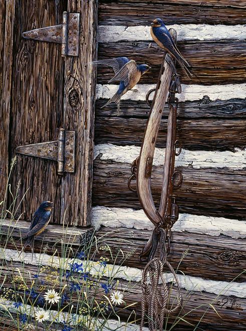 Barn Swallows Poster Print - Jeff Tift (24 x 33)