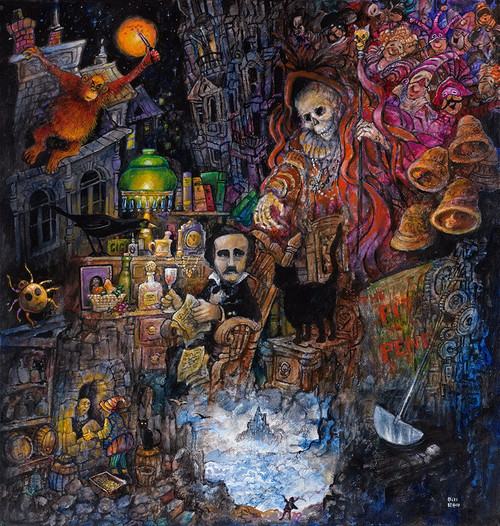 Poe Poster Print - Bill Bell (11 x 12)