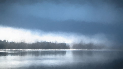 Columbia Mist Poster Print - Don Schwartz (24 x 13)