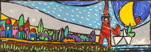 Finalmente a casa Poster Print - Wallas (24 x 8)