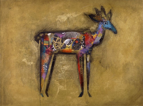 Greta the Gazelle Poster Print - John Douglas (32 x 24)