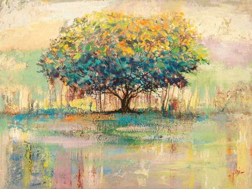 Albero colorato Poster Print - Luigi Florio (32 x 24)