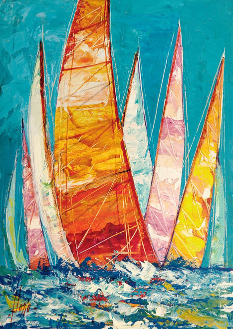 Regata colorata Poster Print - Luigi Florio (24 x 34)