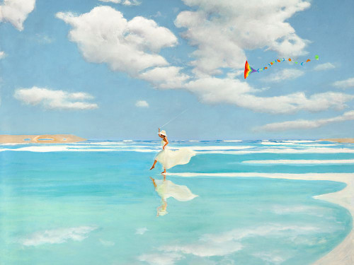 Flying on the Water Poster Print - Pierre Benson (24 x 18)