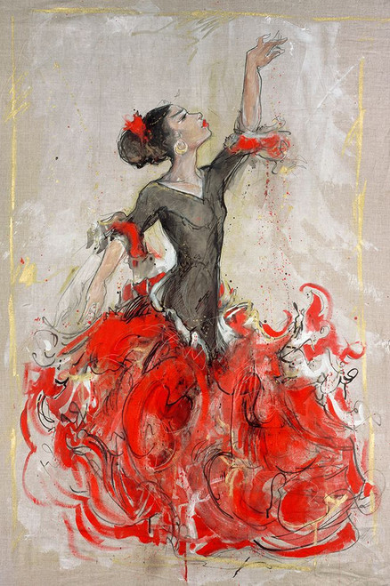 Flamenco I Poster Print - Marta Wiley (24 x 36)