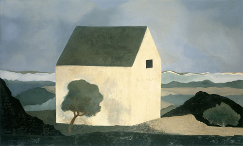 House by the Shore Poster Print - Mary Calkins (24 x 14)