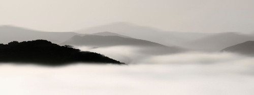 Mountain Fog No. 2 Poster Print - Nicholas Bell (24 x 9)