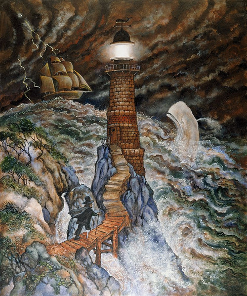 Ahabs Light Poster Print - Bill Bell (24 x 29)