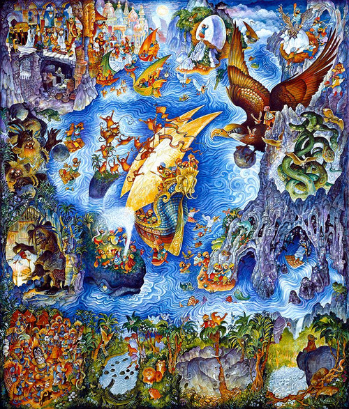 Story Of Sinbad Poster Print - Bill Bell (12 x 14)