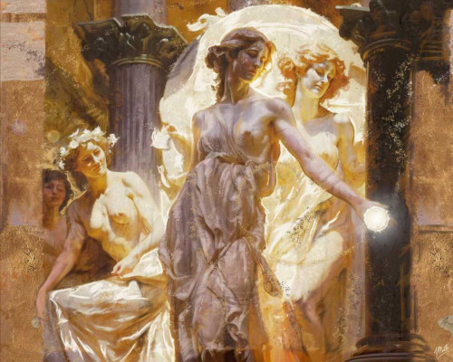 Apollo And Muses II Poster Print - Marta Wiley (24 x 19)