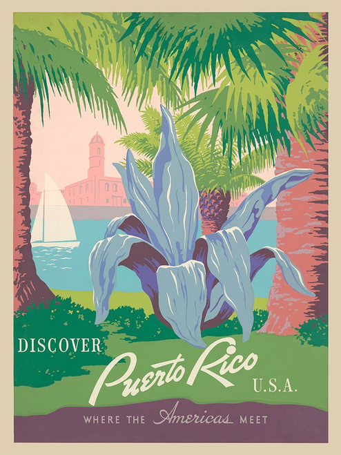 Visit Puerto Rico, 1940 Poster Print - Anonymous (18 x 24)