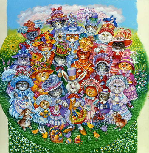 Easter Parade (Pc) Poster Print - Bill Bell (24 x 25)