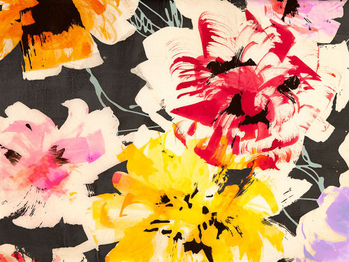 Neon Flowers II (detail) Poster Print - Kelly Parr (32 x 24)