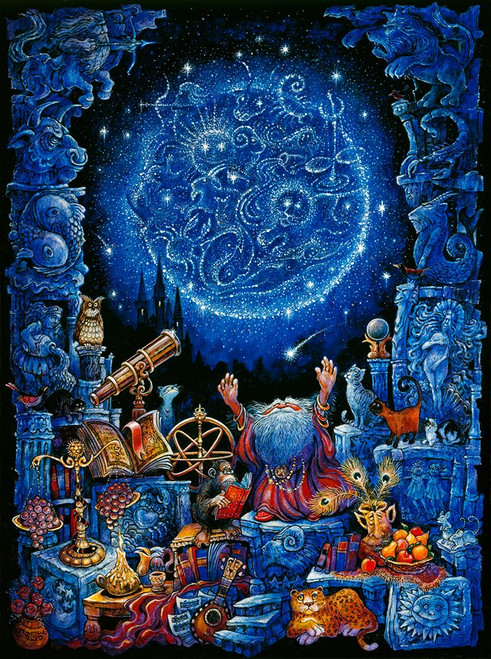Astrologer 2 Poster Print - Bill Bell (12 x 16)