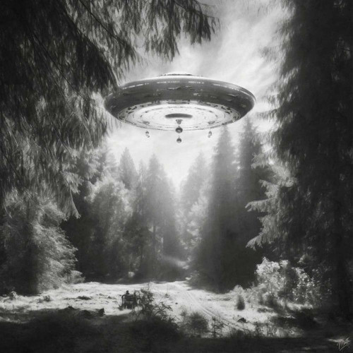 Infrared UFO II Poster Print - Marta Wiley (24 x 24)