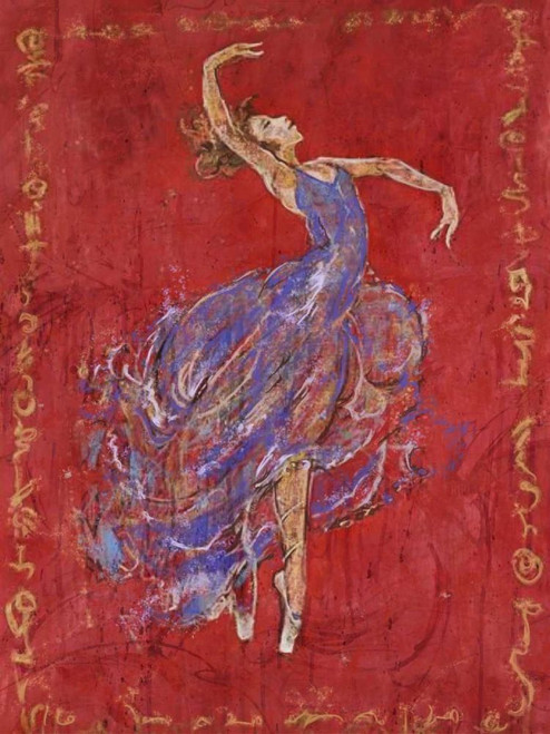 Red Dancer I Poster Print - Marta Wiley (24 x 32)