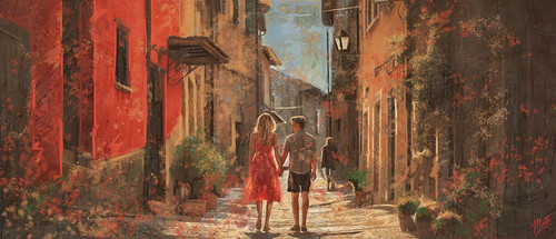 Romance II Poster Print - Marta Wiley (24 x 10)