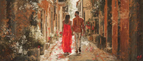 Romance I Poster Print - Marta Wiley (36 x 15)
