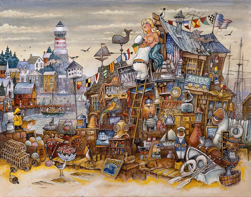 Captains Treasure Poster Print - Bill Bell (15 x 12)
