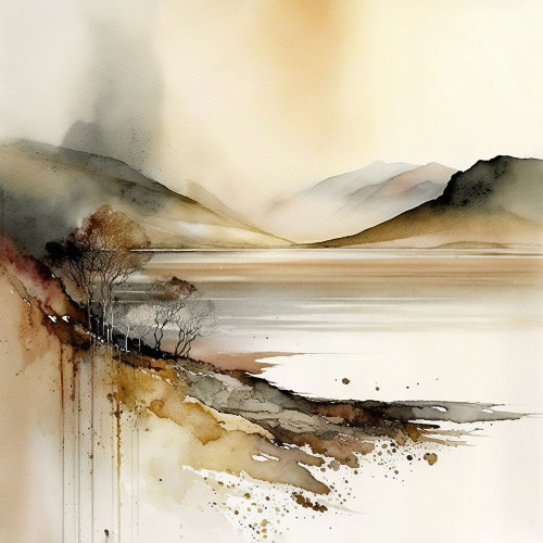 Lake View Poster Print - Andrea Haase (24 x 24)