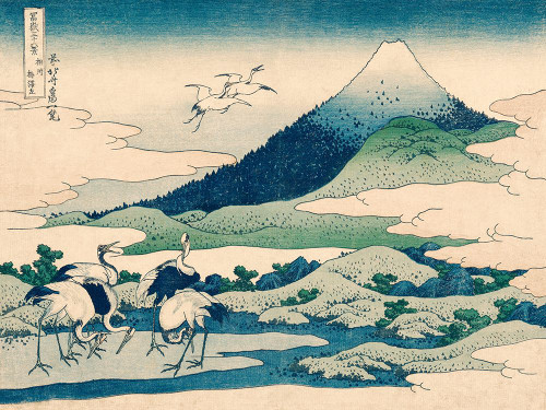 Umezawa Manor in Sagami Province - 1830-1833 Poster Print - Katsushika Hokusai (32 x 24)