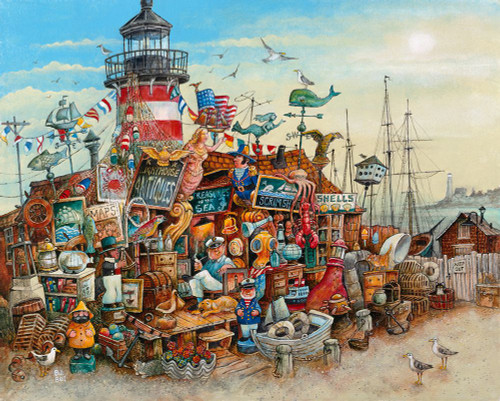 Lighthouse Antiques Poster Print - Bill Bell (24 x 18)