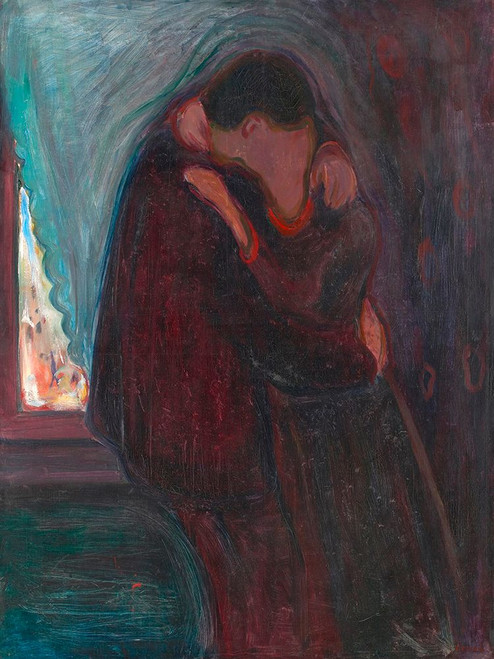 The Kiss Poster Print - Edvard Munch (18 x 24)