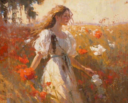 Poppies I Poster Print - Marta Wiley (24 x 19)