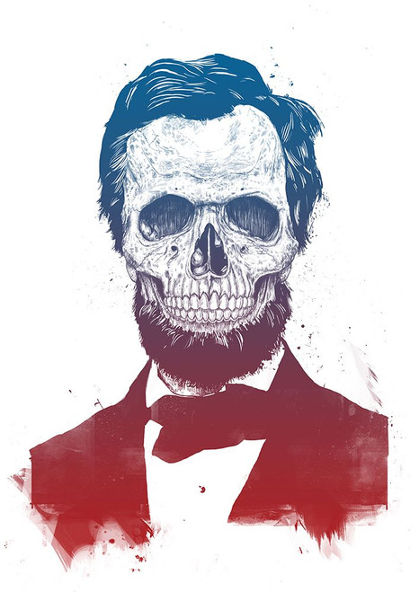 Dead Lincoln Poster Print - Balazs Solti (12 x 17)