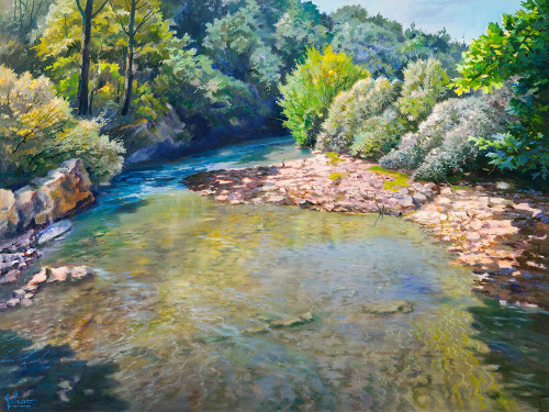 Ansa nel torrente Poster Print - Adriano Galasso (32 x 24)