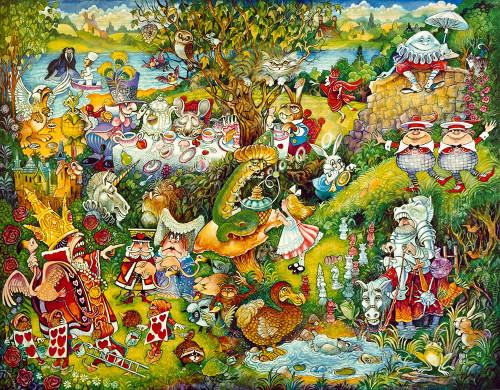 Alice In Wonderland Poster Print - Bill Bell (24 x 18)