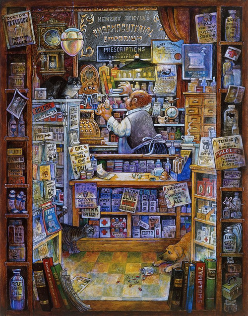 Pharmacist Poster Print - Bill Bell (12 x 15)