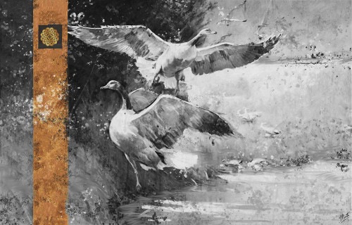 Goose II BW Poster Print - Marta Wiley (36 x 23)