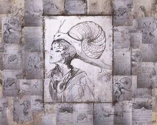 Abstract Journal sketch I Poster Print - Marta Wiley (15 x 12)