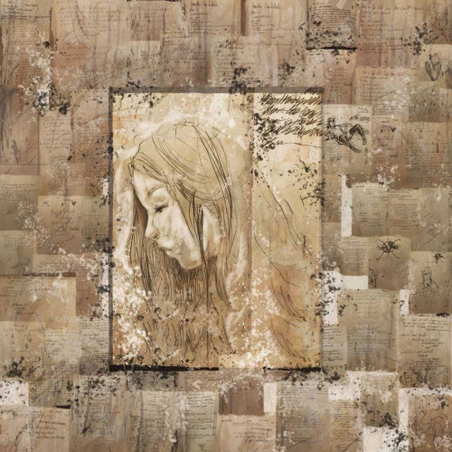 Beauty sketch collage Poster Print - Marta Wiley (12 x 12)